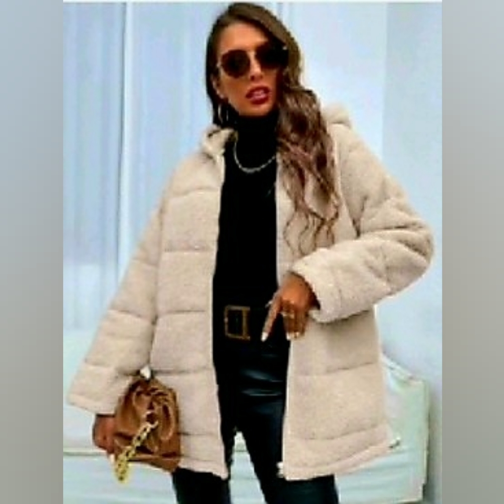 Hooded Teddy Coat